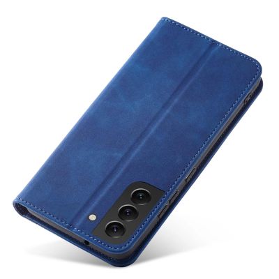 4. Magnet Fancy Case Case for Samsung Galaxy S22 + (S22 Plus) Pouch Wallet Card Holder Blue