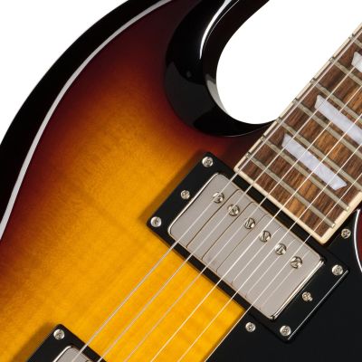 6. Epiphone SG Tribute Plus Vintage Sunburst – Electric Guitar