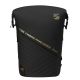 12. ASUS ROG SLASH Backpack Edition 20 Roll-Up Backpack Black Polyester, Waxed Leather (Pull Up)