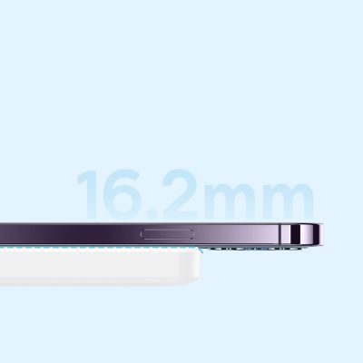 8. Baseus Airpow 6000mAh 20W Power Bank with Baseus Simple USB-C Cable (20V/3A) 30cm - White