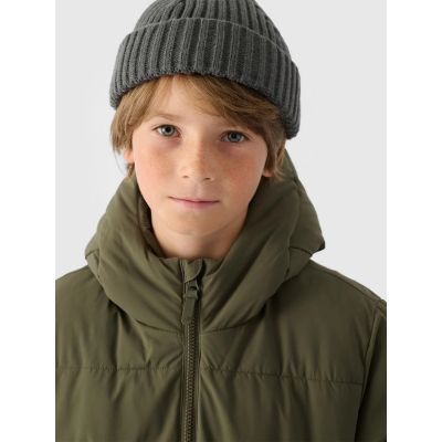 4. Boy's down coat with synthetic filling 4F Junior 4FJWAW24TDJAM464-43S