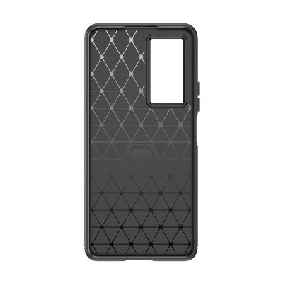 7. Carbon Case for Xiaomi Poco F4 5G flexible silicone carbon cover black
