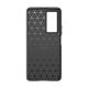7. Carbon Case for Xiaomi Poco F4 5G flexible silicone carbon cover black