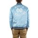 2. Mitchell & Ness NCAA Heavyweight Satin Jacket University Of North Carolina OJBF3413-UNCYYPPPLTBL