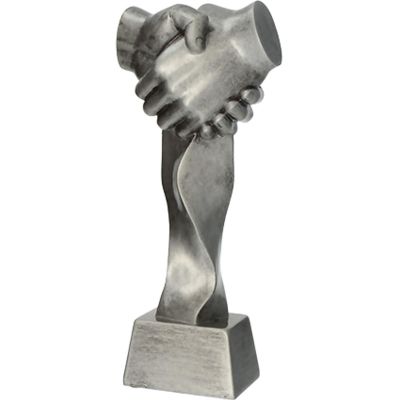 3. Cast figurine - handshake