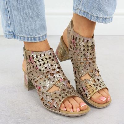 16. Women’s Closed-Toe Perforated Sandals Rieker 64780-90