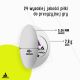 13. JOOLA PRO 3 STAR TABLE TENNIS BALLS 24 PCS WHITE