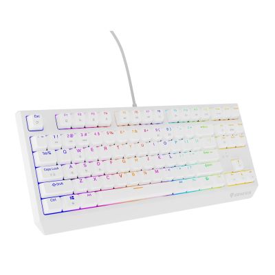 16. GENESIS Thor 230 TKL Gaming Keyboard USB QWERTY US English White