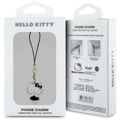 3. Hello Kitty Charm Kitty Cute Pendant - Black