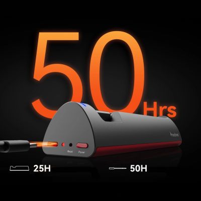2. Meatmeet Pro smart kitchen thermometer with Bluetooth/WiFi app, grill, oven, smoker - black