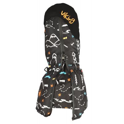 3. Viking Snoppy Kids winter gloves, Aqua Thermo Tex membrane, ski, black (125/23/2288/09)