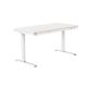 18. Activejet ET119W-C electric height-adjustable desk in white. Tabletop dimensions: 140 x 70 cm.