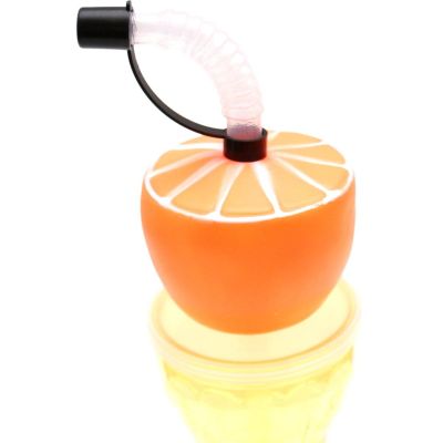 6. SPORTS BOTTLE WITH STRAW 500 ML YELLOW EXCELLENT HOUSEWARE