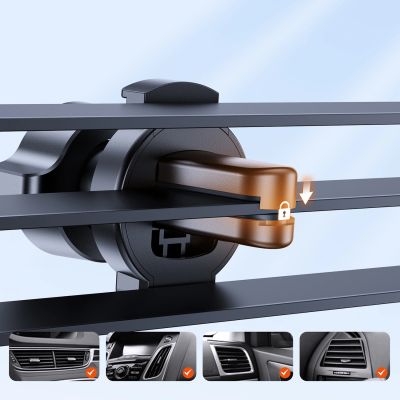 7. Joyroom JR-ZS283 Car Phone Holder for Air Vent - Black