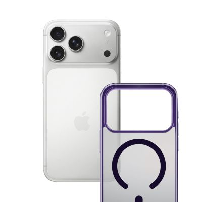 7. 3mk Frosty MagCase for iPhone 17 Pro - Purple