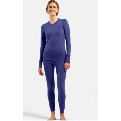 6. Odlo BL TOP crew neck l/s MERINO 200 long sleeve thermal underwear size S Blue