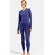 6. Odlo BL TOP crew neck l/s MERINO 200 long sleeve thermal underwear size S Blue