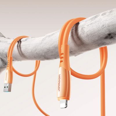 11. Joyroom S-A59 Vibrant Series 3A USB-A - Lightning cable 1.2m - orange