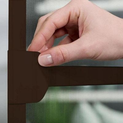 2. MOSQUITO NET FOR ALU DOORS 100X215 BROWN BASIC