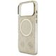 6. Guess IML Peony Dot MagSafe Case for iPhone 17 Pro Max - Beige