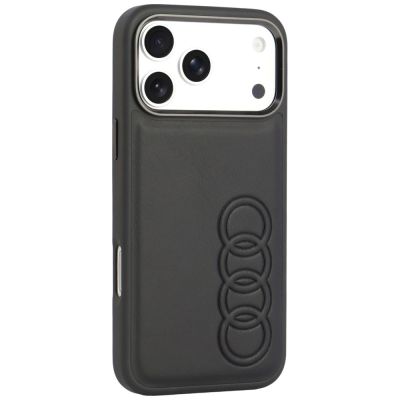 2. Audi TT Synthetic Leather MagSafe Case for iPhone 18 Pro Max / 17 Pro Max - Black