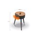 5. Unold Henry Ceramic Brown Fan Heater Table (86545)