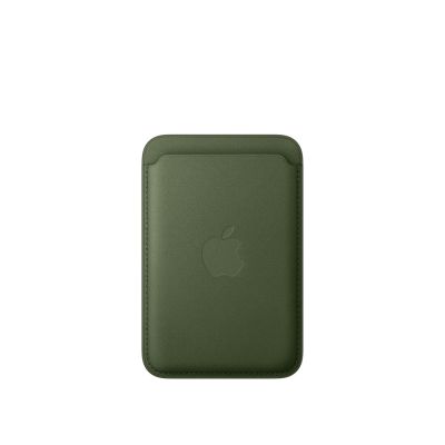 4. Apple iPhone FineWoven Wallet with MagSafe – Moss