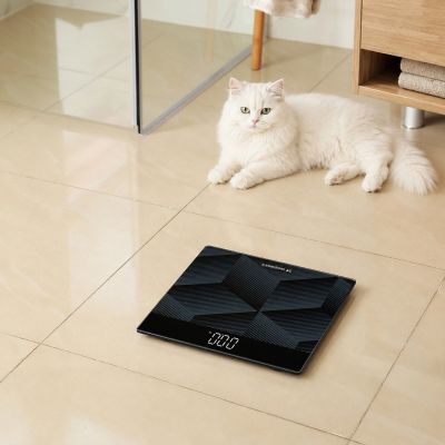 4. Wozinsky WAL-180 Bathroom Scale up to 180 kg Accurate - Black