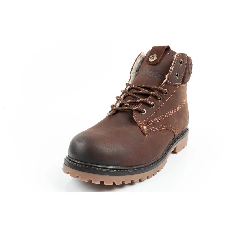 3. Wrangler Arch men's boots, Chelsea boots, elegant leather, dark brown