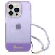 2. Guess GUHCP14XHGCOHU iPhone 14 Pro Max 6.7" purple/purple hardcase Translucent Pearl Strap