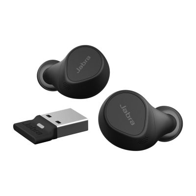 2. Jabra 20797-999-989 True Wireless Stereo (TWS) In-Ear Headphones/Headset Bluetooth Calls/Music Black