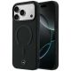 Mercedes Leather 3D MagSafe Case for iPhone 17 Pro - Black