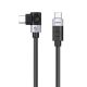 Orico CW240 USB-C to USB-C PD 240W 20Gb/s 0.5m Angled Cable - Black