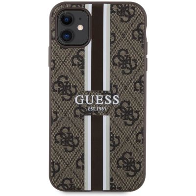 3. Guess GUHMN61P4RPSW iPhone 11 / Xr brown/brown hardcase 4G Printed Stripes MagSafe