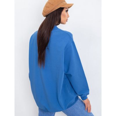 7. Basic blue cotton sweatshirt (RV-BL-5185.73P)