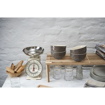 2. Staub Ceramique Cup 700 ml Gray Round