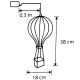 6. Decorative Balloon Figurine 80 LED 38 cm