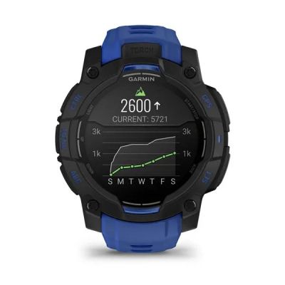 48. GARMIN Instinct 3 AMOLED 45mm Black/Bolt Blue smartwatch