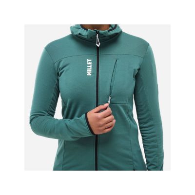 5. MILLET TRILOGY ICON LIGHTGRID HW sweatshirt green