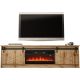 2. GRANERO TV cabinet + fireplace 200x56.7x35 Wotan oak