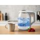 10. Esperanza YUKON EKK025W electric kettle (1500W 1.7l; white)