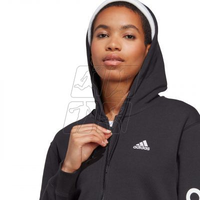 4. adidas Essentials Linear Full-Zip French Terry Hoodie W IC6863