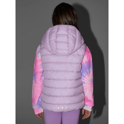 4. Girls' vest with synthetic filling 4F 4FJRSS26TVJAF396-52S