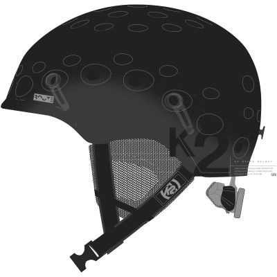 9. Men's Helmet K2 ROUTE Black
