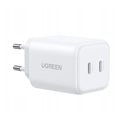 3. Ugreen GaN 45W 2xUSB-C Charger - White