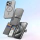 4. Dux Ducis Lawa Leather Case for iPhone 15 Pro Max - Gray