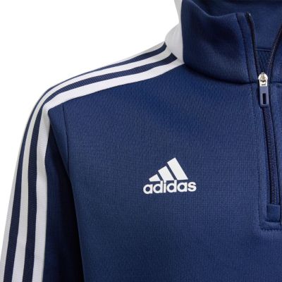 9. adidas Tiro 21 Warm Top navy blue kids' sweatshirt GK9672