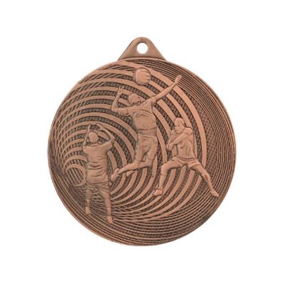 10. Bronze Medal Volleyball Steel Medal MMC3073/B