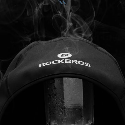 10. Rockbros Dala Winter Cycling Helmet Cap with Glasses Holes - Grey