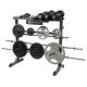 7. HMS STR12 Premium Plate and Dumbbell Stand